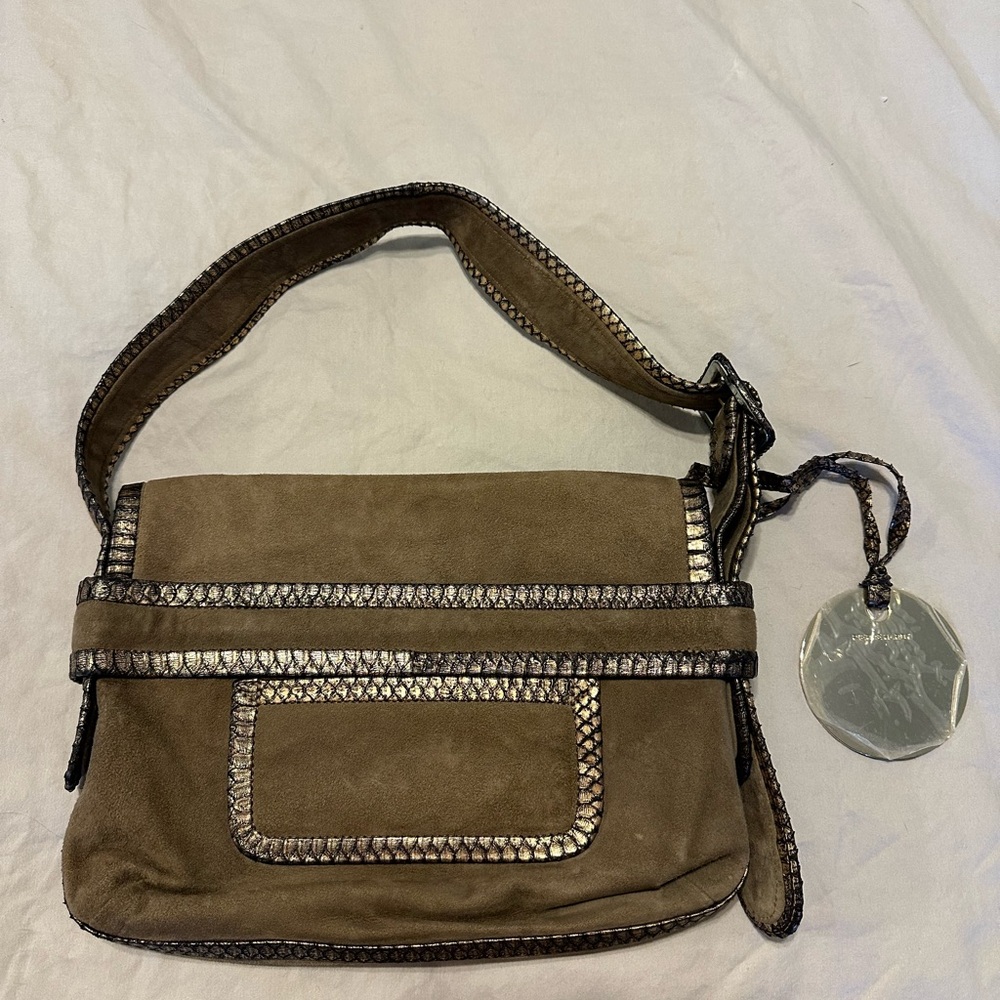 NWT - Pierre Hardy suede / leather handbag